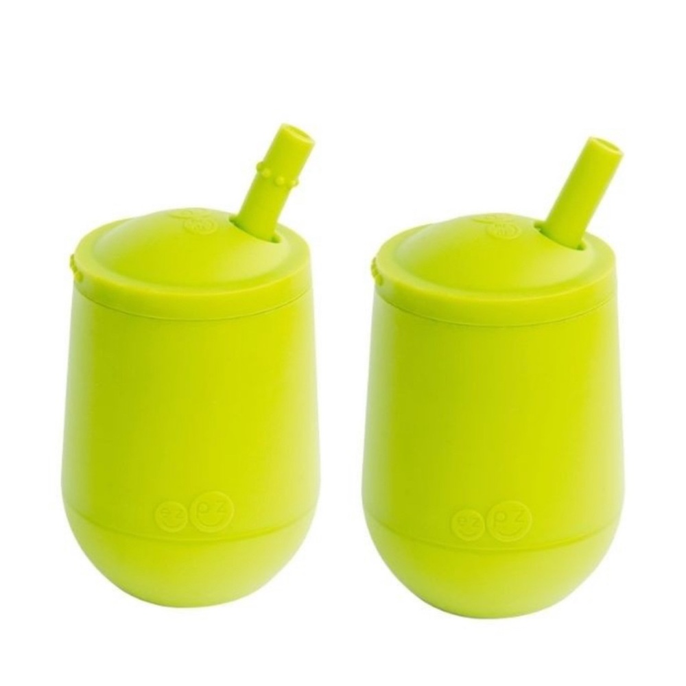 EZPZ Lime Green Silicone Sippy Cups